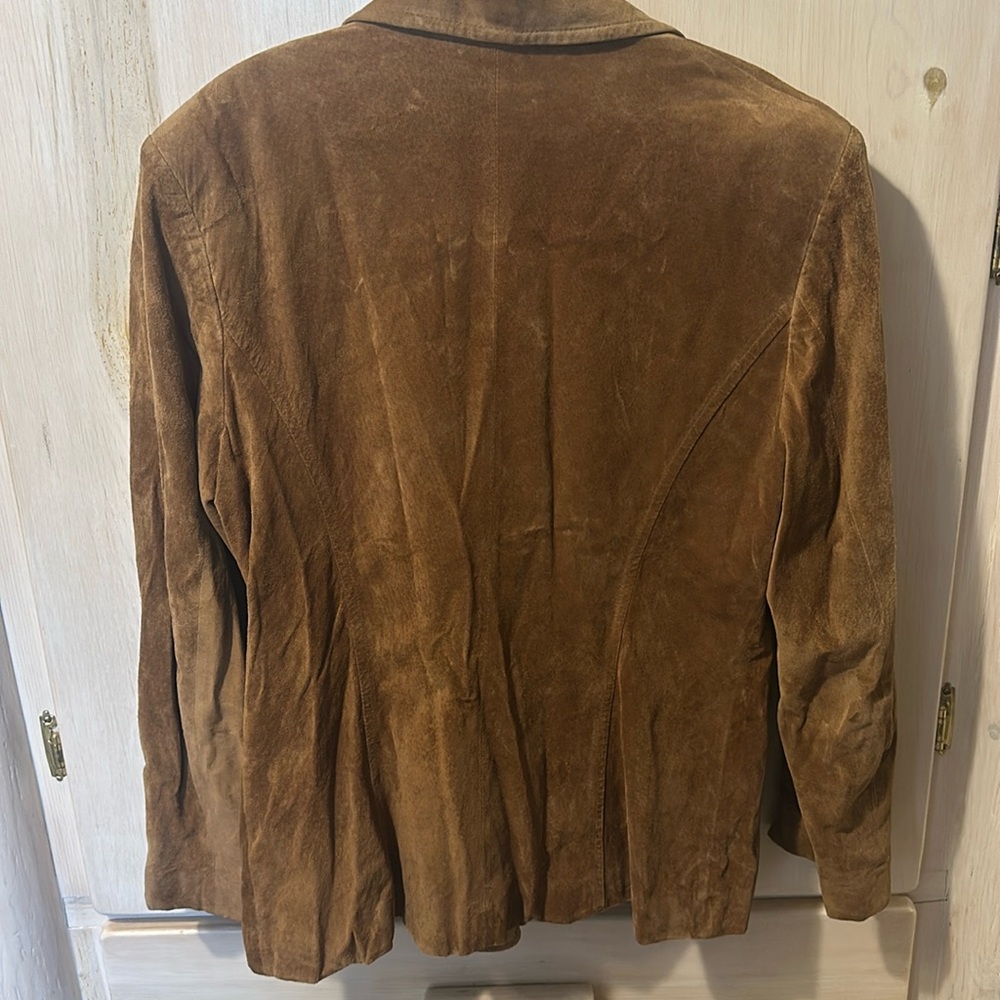 Finity Studio Leather Vintage Suede Lined Jacket … - image 3